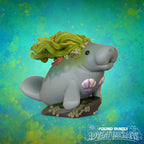Mermanatee by Found Family Adventurecrafts — colour reference render; supplied unpainted