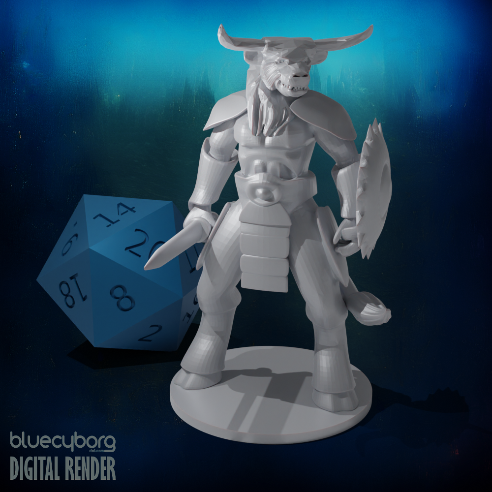 Minotaur Gladiator 28mm Scale Miniature