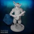 Minotaur Male Bard 28mm Scale Miniature