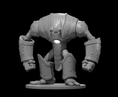 Mithral Golem 28mm Scale Miniature