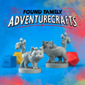 Mushroom Cat Familiar by Found Family Adventurecrafts — grey sculpt render