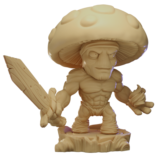 MUSHROOMBO, Ultimate Warrior of the Forest Oversized Miniature