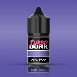 Turbo Dork: Purl Grey Metallic Acrylic Paint 22ml Bottle