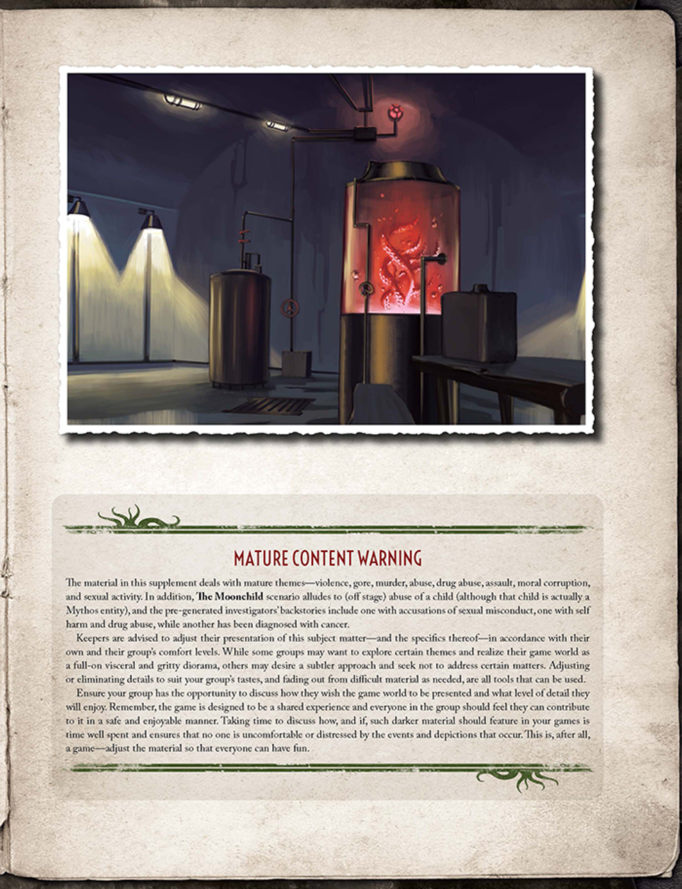 Call of Cthulhu - 7e Nameless Horrors Hardcover