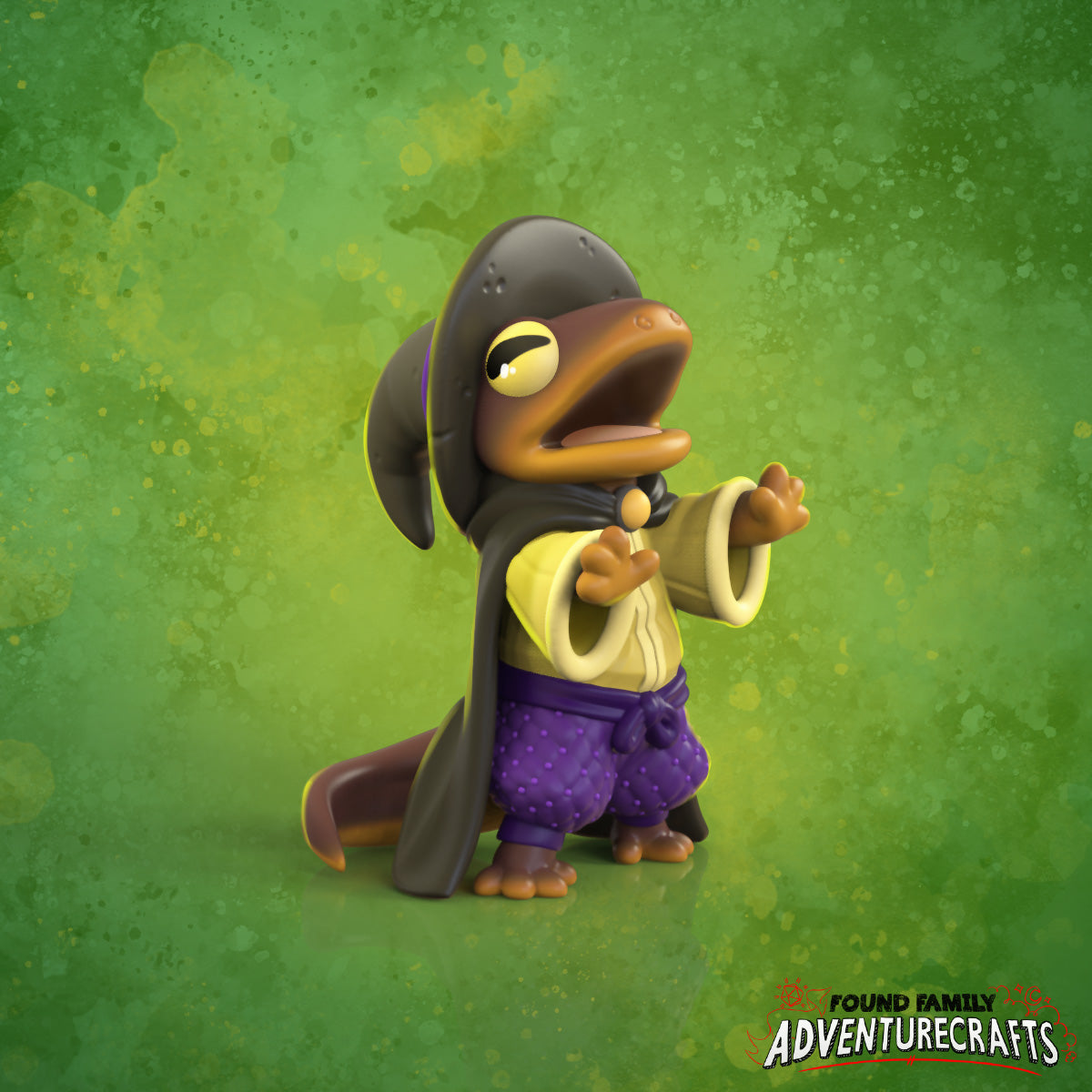 Newt Wizard Oversized Miniature
