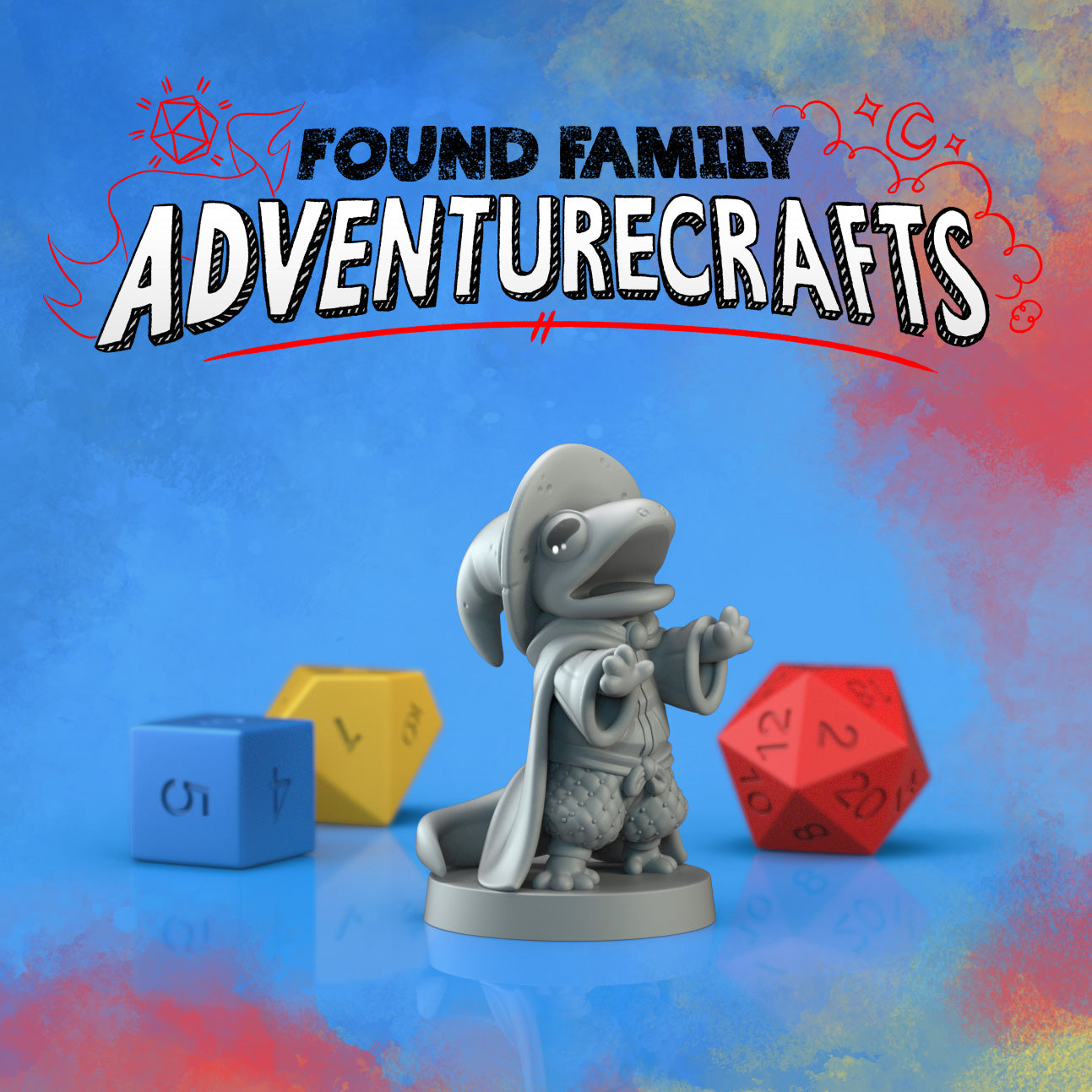 Newt Wizard Oversized Miniature