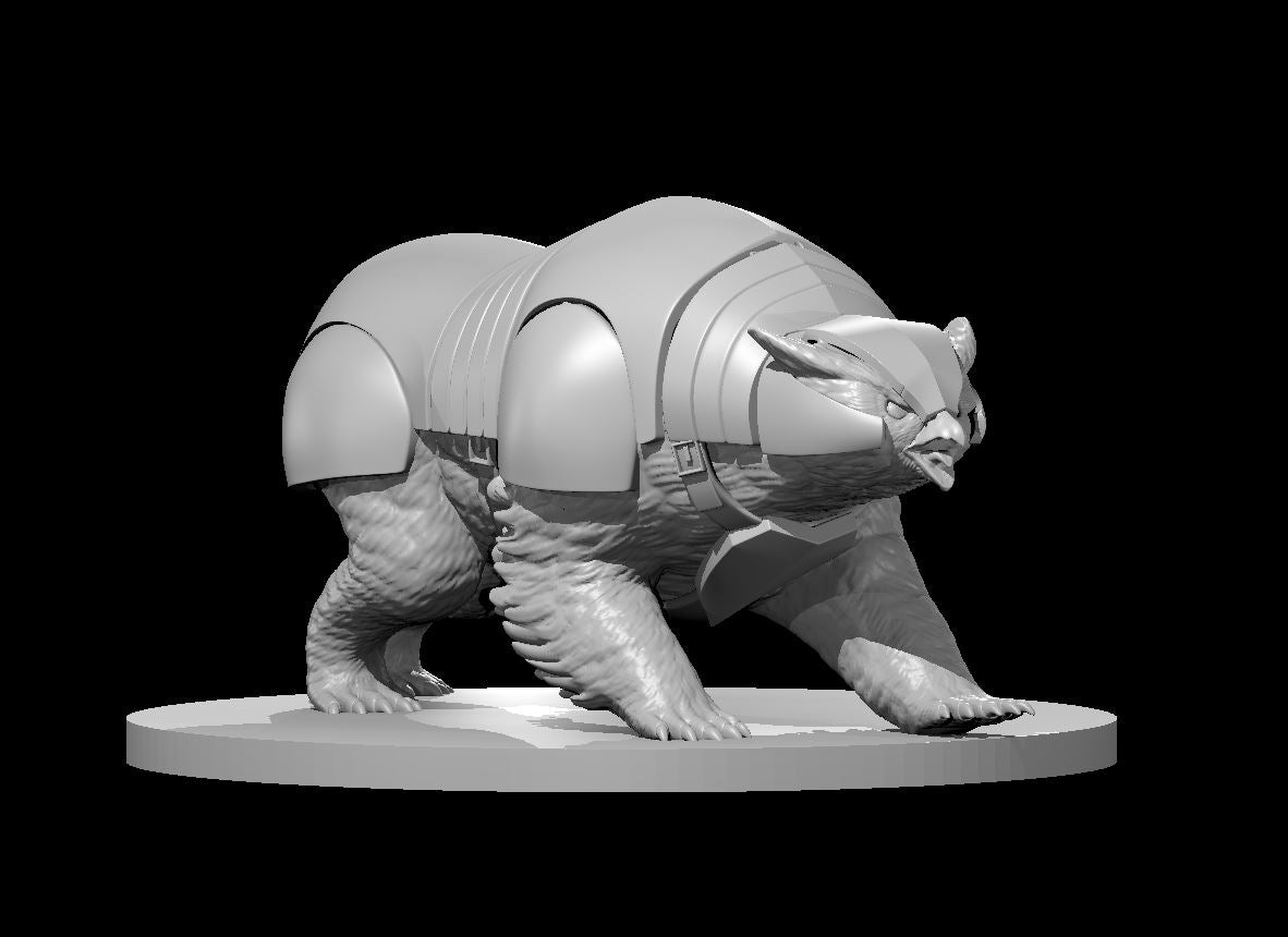Owlbear, Armoured 28mm Scale Miniature