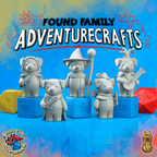 Peanut Pups - Floppy Ear Dog in Fantasy Costumes - Whimsical Canine Miniatures