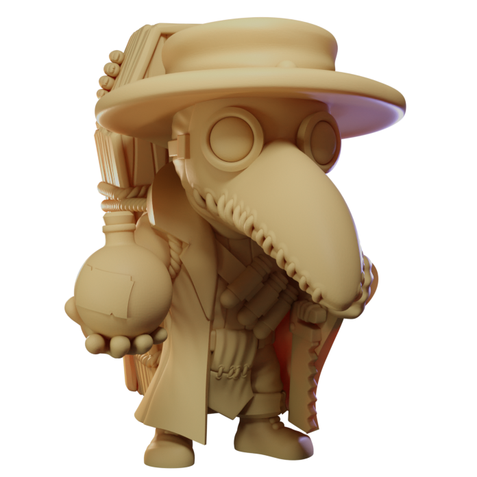 Plague Doctor Oversized Miniature