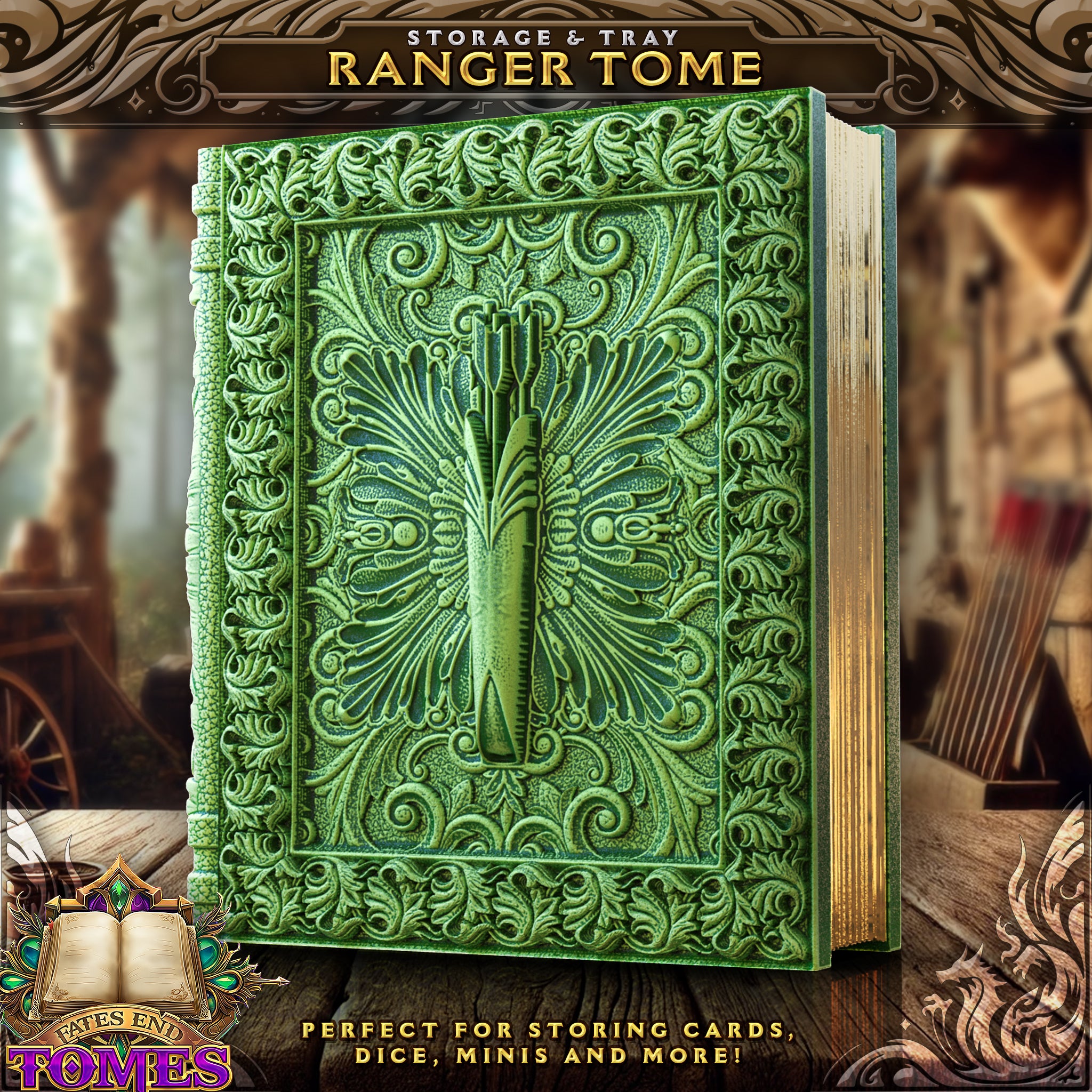 Ranger Tome - Storage / Roll Tray / Dice Tower