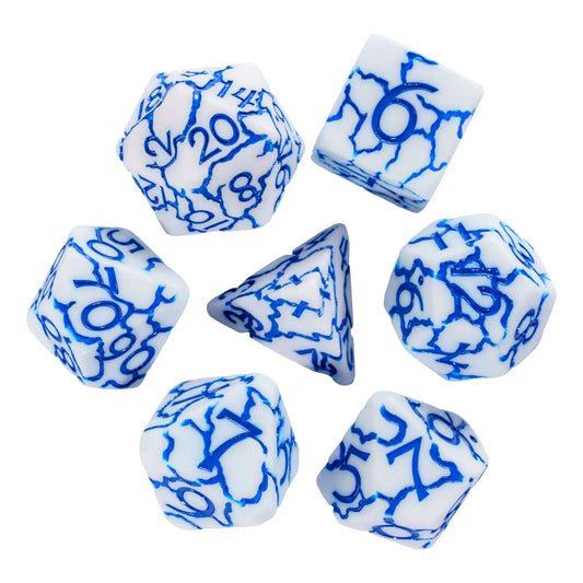 Scorched Earth Dice Set - Frostfire Stone