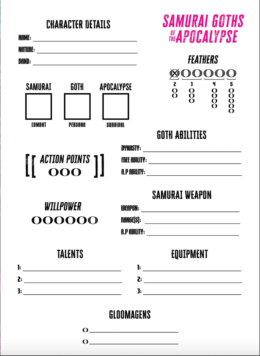 Samurai Goths of the Apocalypse