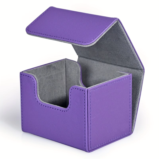 Deck Box - Standard Size Cards Side load 100 Card - Purple