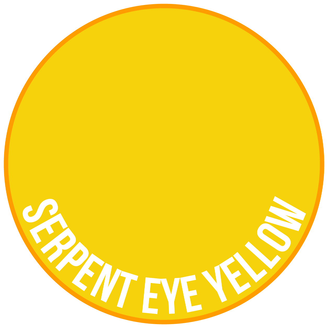 Serpent Eye Yellow - Two Thin Coats Paint