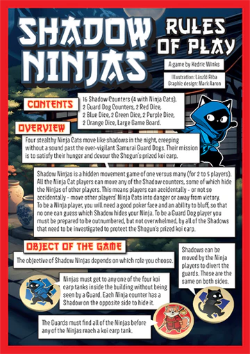 Shadow Ninjas - A strategy game of stealth