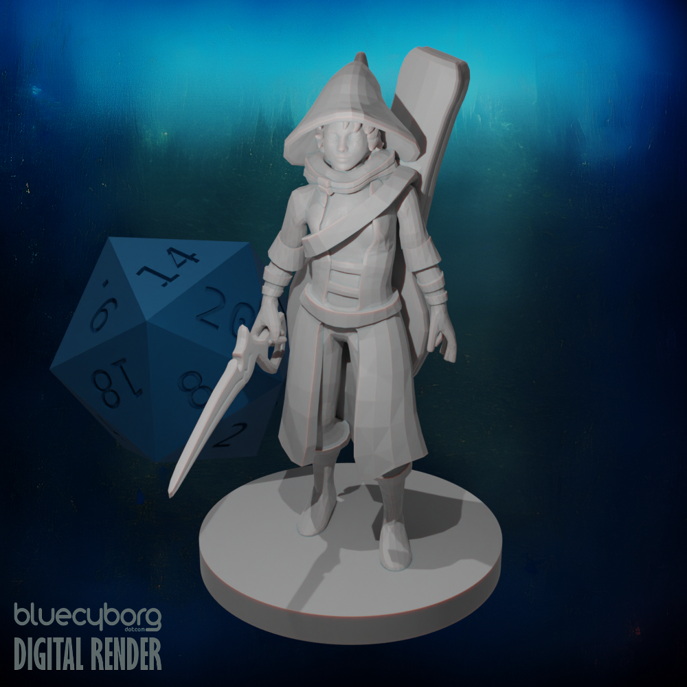 Skull Bard 28mm Scale Miniature