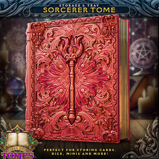 Sorcerer Tome - Storage / Roll Tray