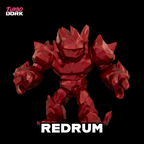 Turbo Dork: Redrum Metallic Acrylic Paint 22ml Bottle