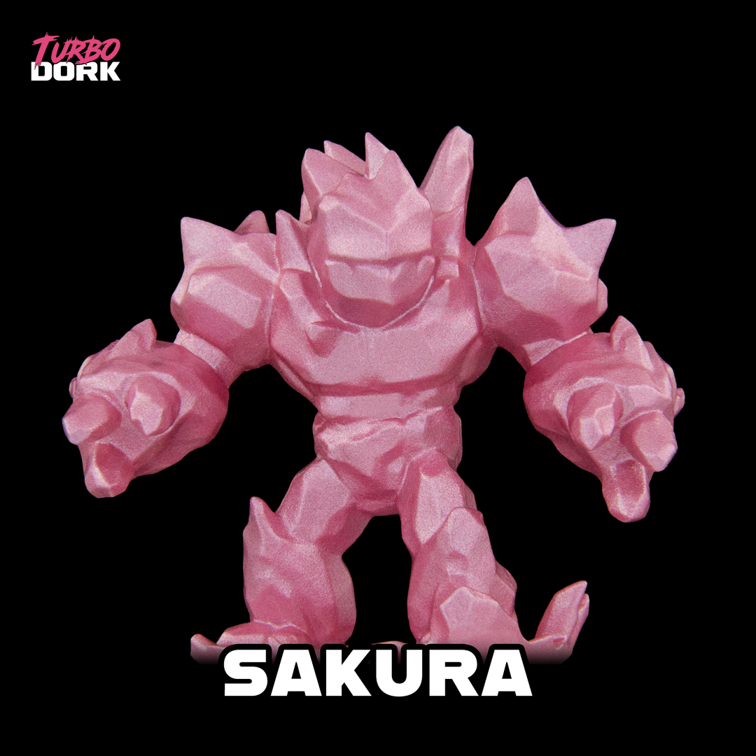Turbo Dork: Sakura Metallic Acrylic Paint 22ml Bottle