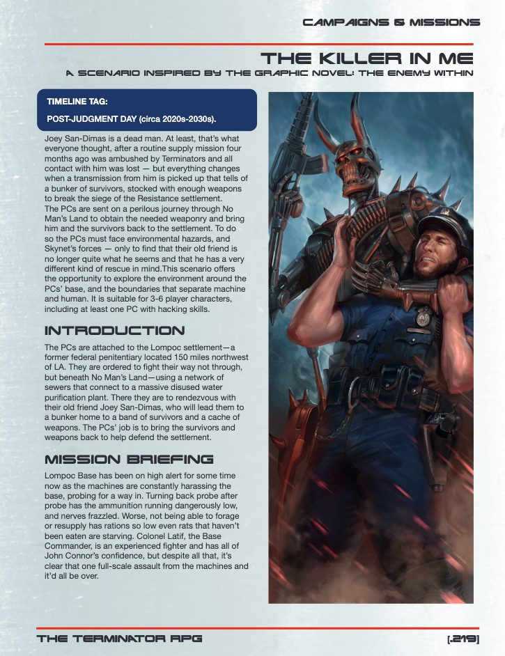 The Terminator RPG – Limited 40th Anniversary Edition