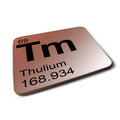 Thulium (Tm) - Periodic Table Element Coaster