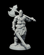 Thundar Northwolf - Dwarf Cleric -  32mm / 75mm Scale Miniature