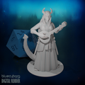 Tiefling Female Bard 28mm Scale Miniature