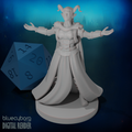 Tiefling Female Sorceress 2 28mm Scale Miniature