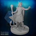 Tiefling Female Warlock 28mm Scale Miniature