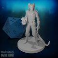Tiefling Male Sorcerer 2 28mm Scale Miniature