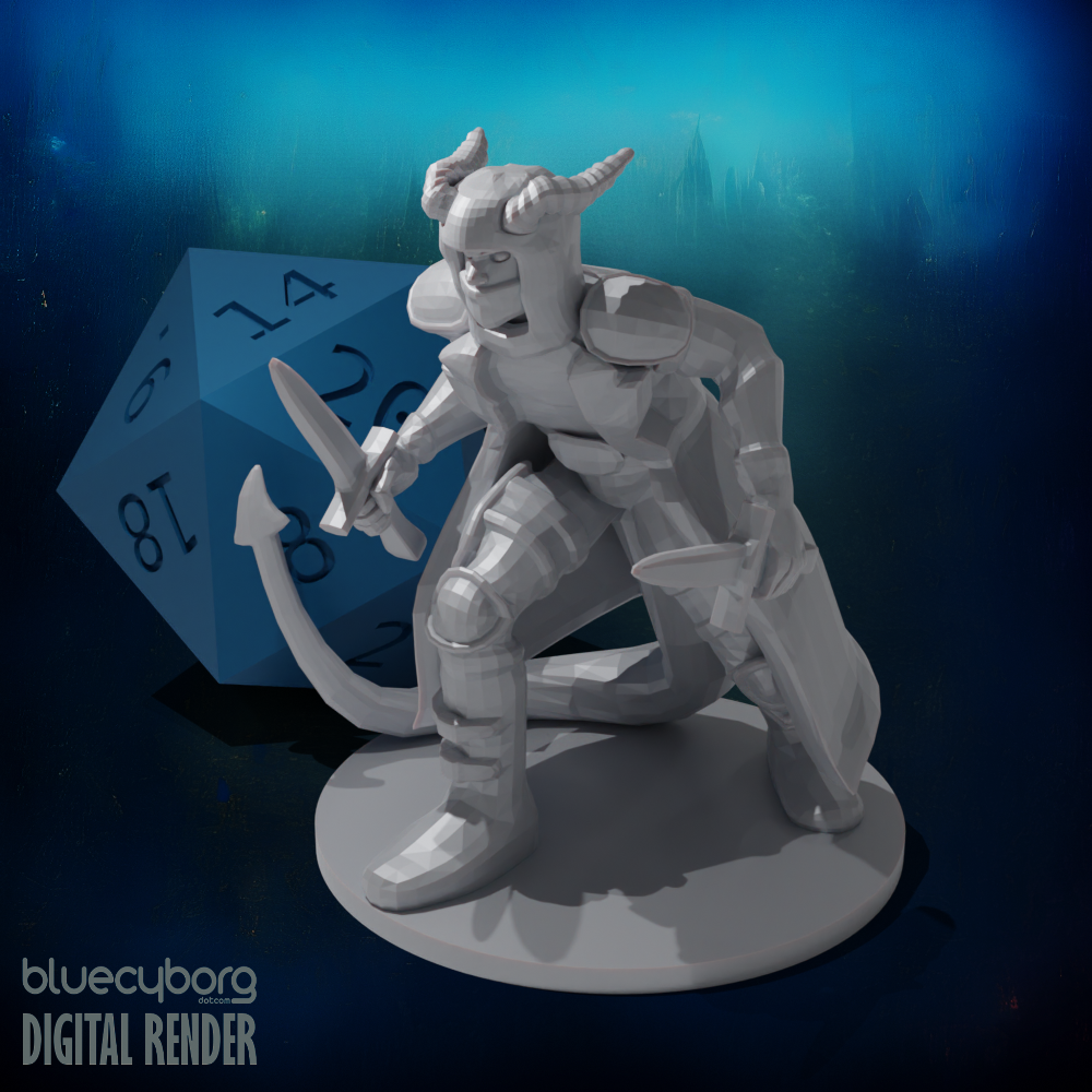 Tiefling Rogue 28mm Scale Miniature