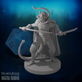 Tiefling Two Sword Ranger 28mm Scale Miniature