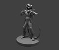 Tiefling Bard with Fiddle - 28mm Scale Miniature