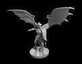 Tiefling Female Paladin Winged - 28mm Scale Miniature