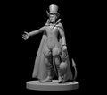Tiefling Male Bard Ringmaster - 28mm Scale Miniature