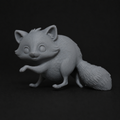 Timothy the Roundback Raccoon Oversized Miniature