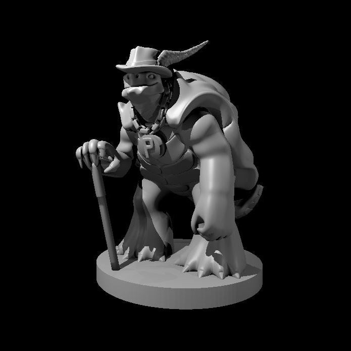Tortle Pimp 28mm Scale Miniature