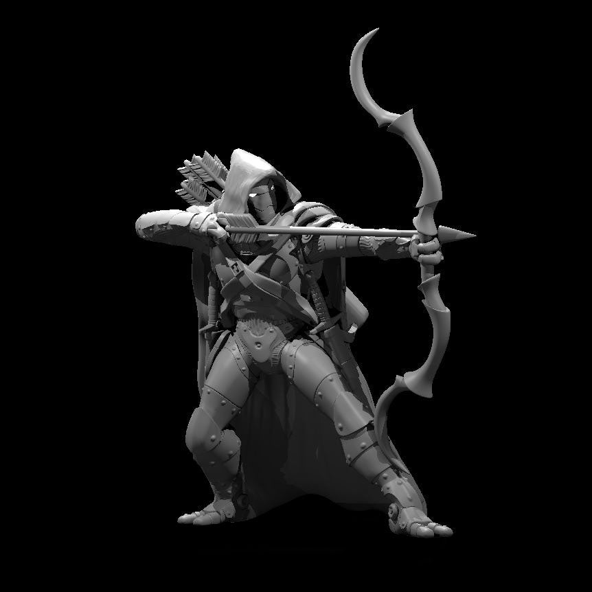 Warforged Ranger 1 28mm Scale Miniature