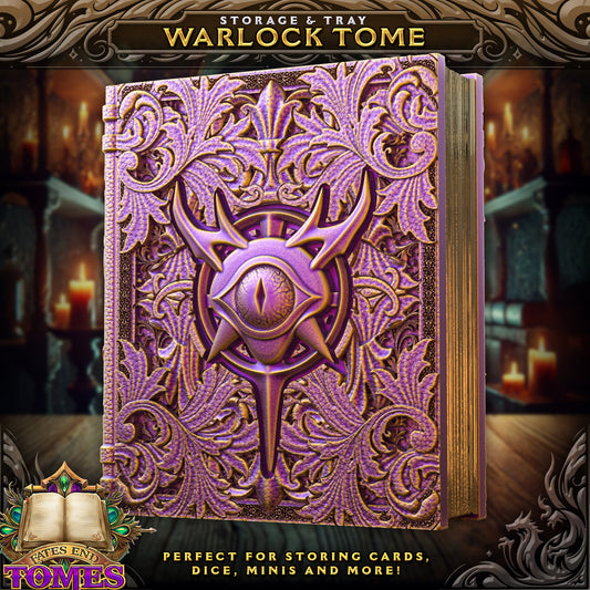 Warlock Tome - Storage / Roll Tray