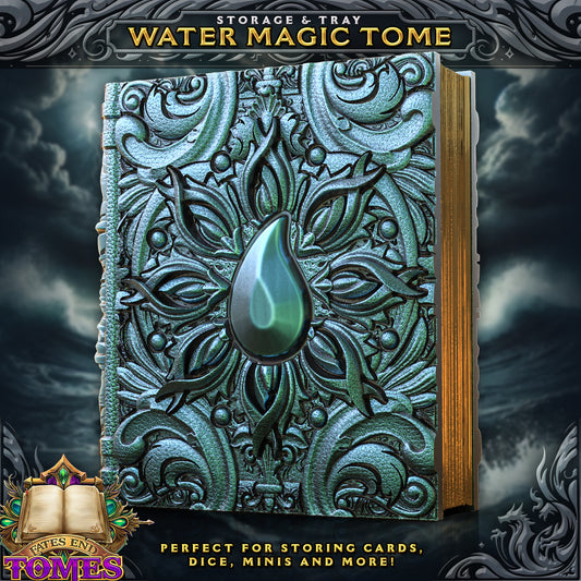 Water Magic Tome - Storage / Roll Tray