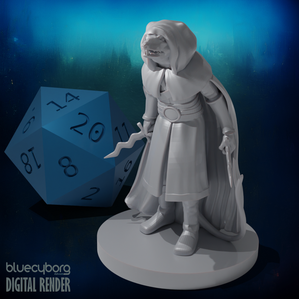 Wererat Assassin Rogue 28mm Scale Miniature