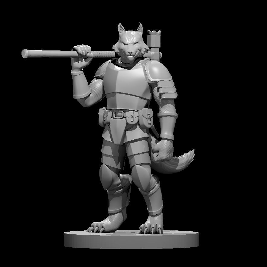Werewolf Armorer Artificer - 28mm Scale Miniature