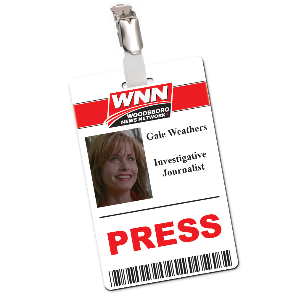 WNN – Woodsboro News Network Cosplay ID Card