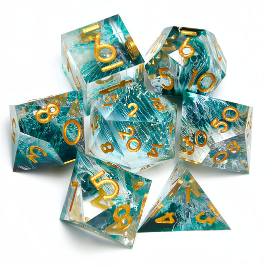 Petri Forest - Resin Dice Set