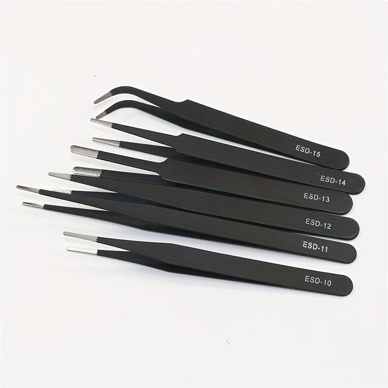 6 Pack Tweezers for Miniatures