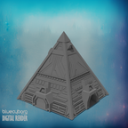 Alien Pyramid Dice Tower