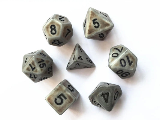 Ancient Dice Set - Silver