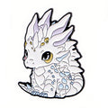 Frostickle dragon enamel pin badge