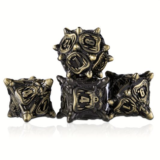 Metal Dice Set - Kong - Ancient Bronze