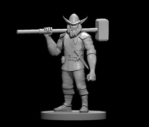 Bugbear City Watchman 28mm Scale Miniature